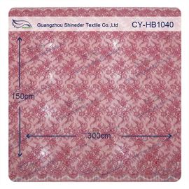 Laço nupcial floral encantador macio fino de Chantilly, laço de nylon do vestido de casamento da vieira fornecedor