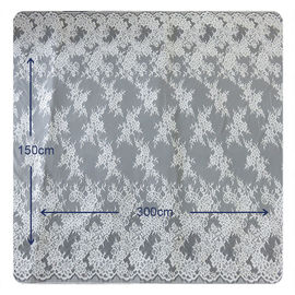 Guarnição elástica do laço da pestana de nylon branca bonita/guarnição decorativa do laço fornecedor