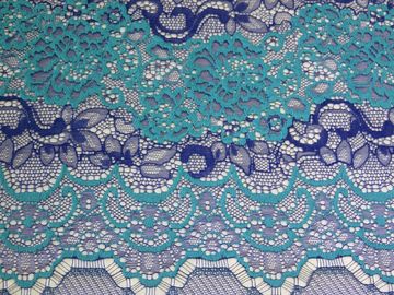 Tela de nylon do laço do algodão floral bonito pela jarda com tingidura Eco-Amigável fornecedor